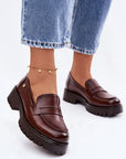 Mocassini Donna Marroni Chic e Trendy
