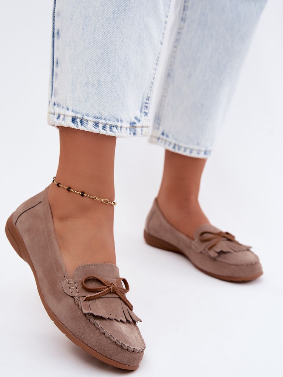 Mocassini Donna Beige di Tendenza