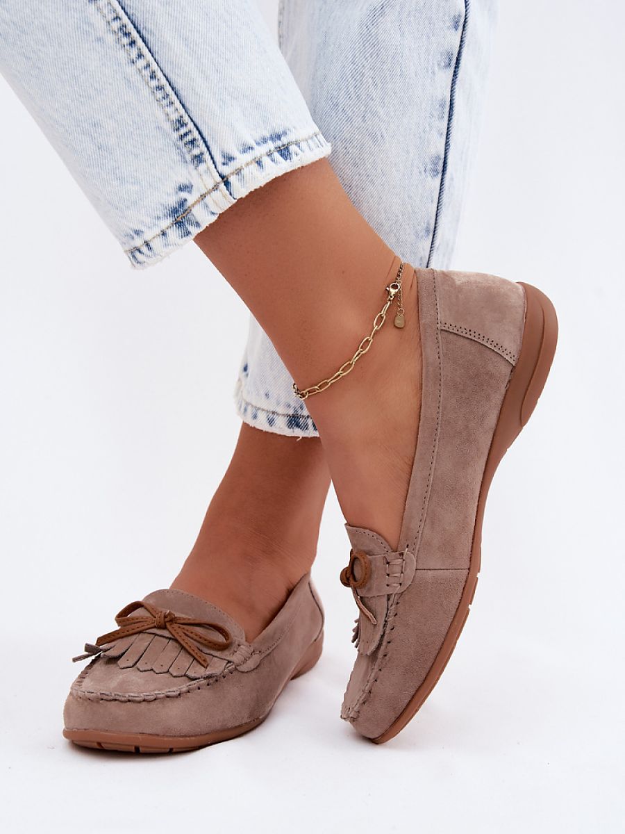 Mocassini Donna Beige di Tendenza