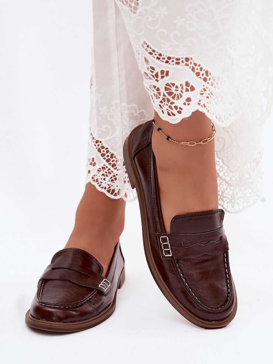 Mocassini Donna Marroni Chic e Trendy