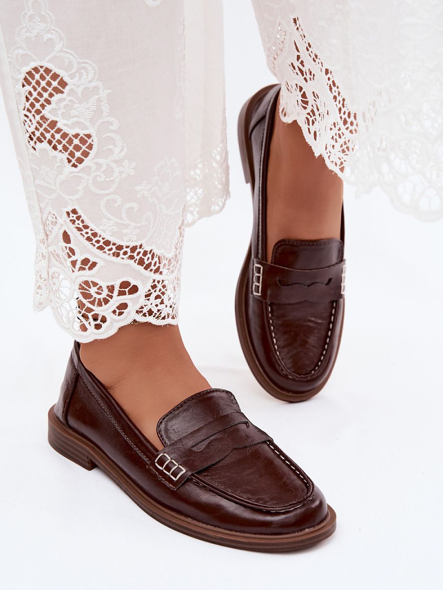 Mocassini Donna Marroni Chic e Trendy