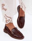 Mocassini Donna Marroni Chic e Trendy