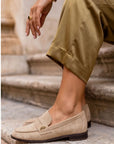 Mocassini Donna Beige alla Moda