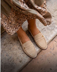 Mocassini Donna Beige alla Moda