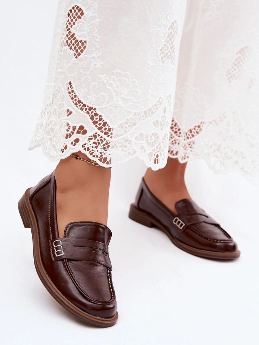 Mocassini Donna Marroni Chic e Trendy