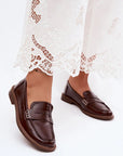 Mocassini Donna Marroni Chic e Trendy