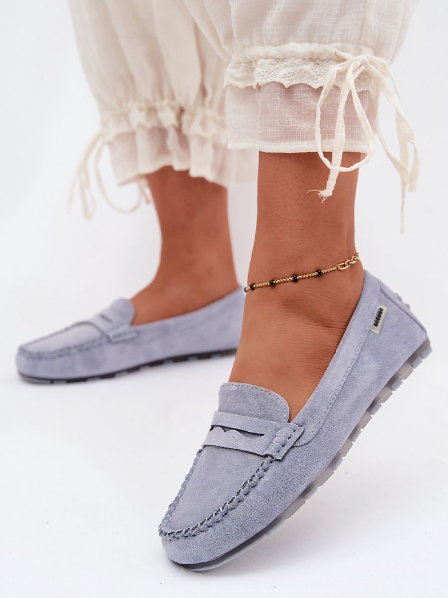 Mocassini Donna Blu Raffinati