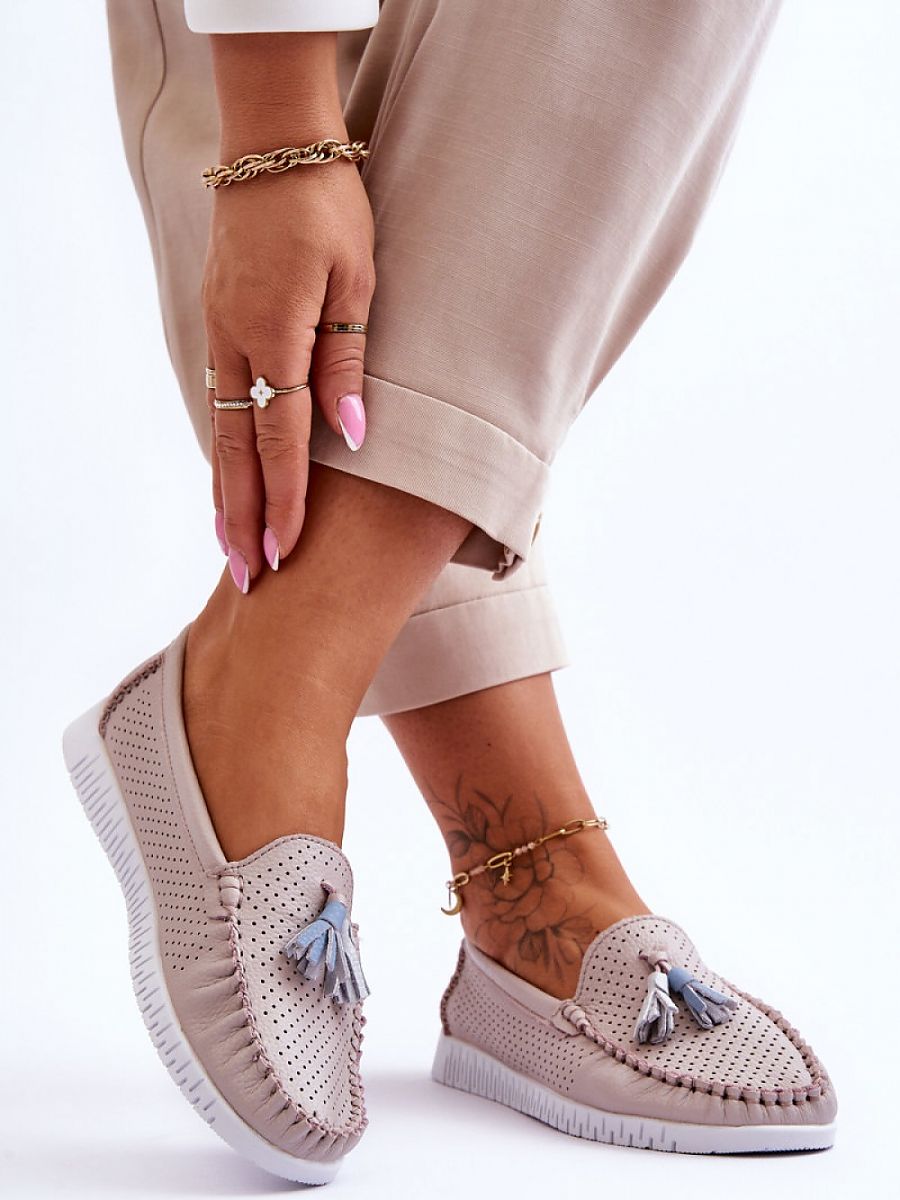 Mocassini Donna Rosa Classici