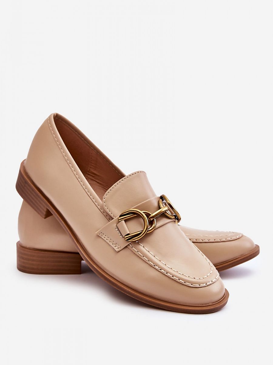 Mocassini Donna Beige Comodi