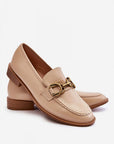 Mocassini Donna Beige Comodi