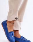 Mocassini Donna Blu Eleganti