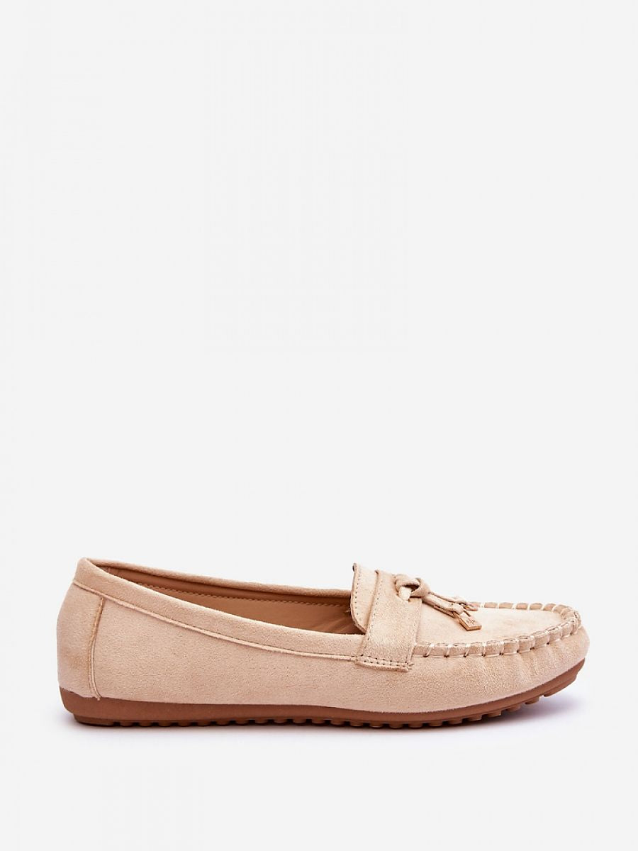 Mocassini Donna Beige Moderni