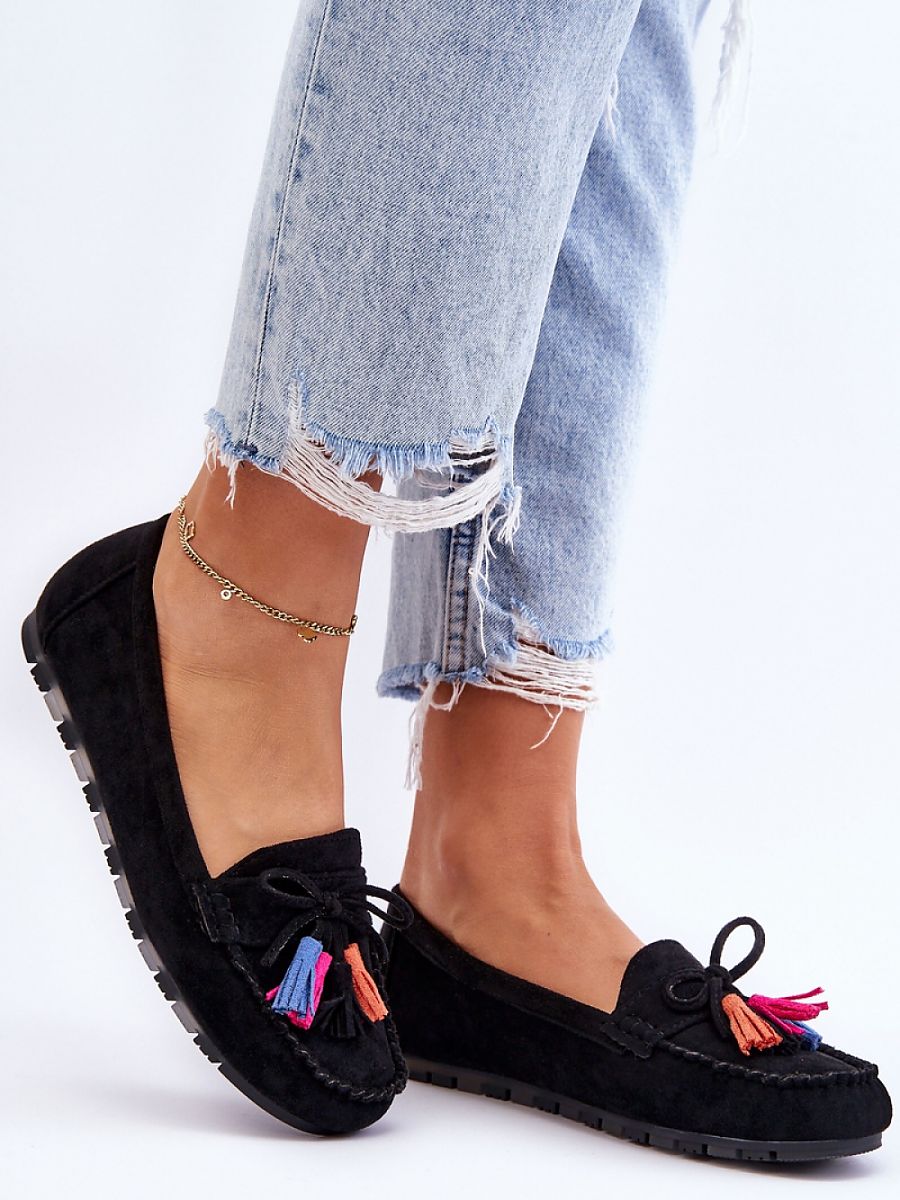 Mocassini Donna Neri Chic e Trendy