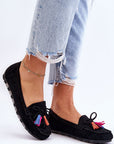 Mocassini Donna Neri Chic e Trendy