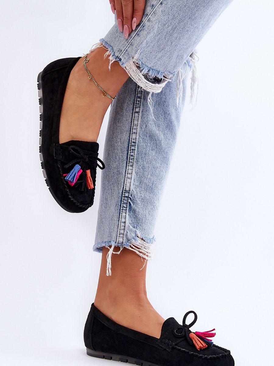 Mocassini Donna Neri Chic e Trendy