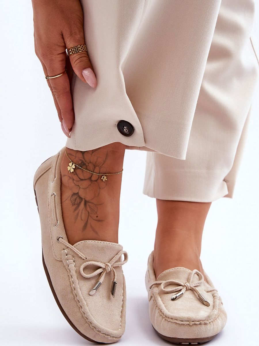 Mocassini Donna Beige alla Moda