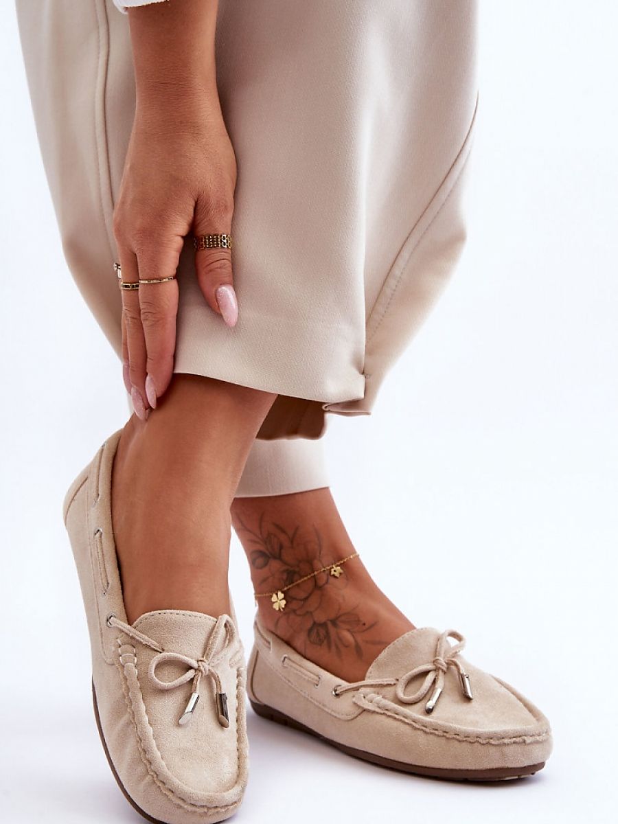 Mocassini Donna Beige alla Moda