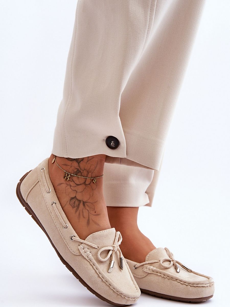 Mocassini Donna Beige alla Moda