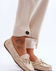Mocassini Donna Beige alla Moda