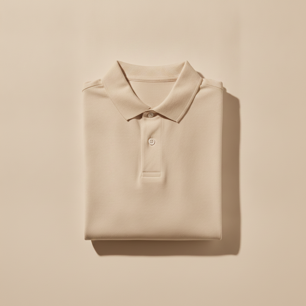 Polo Uomo Oversize Streetwear – Vestibilità Ampia Urban - Beige