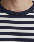 T-shirt Uomo a Righe Marinière – Stile Nautico Estivo - dettaglio