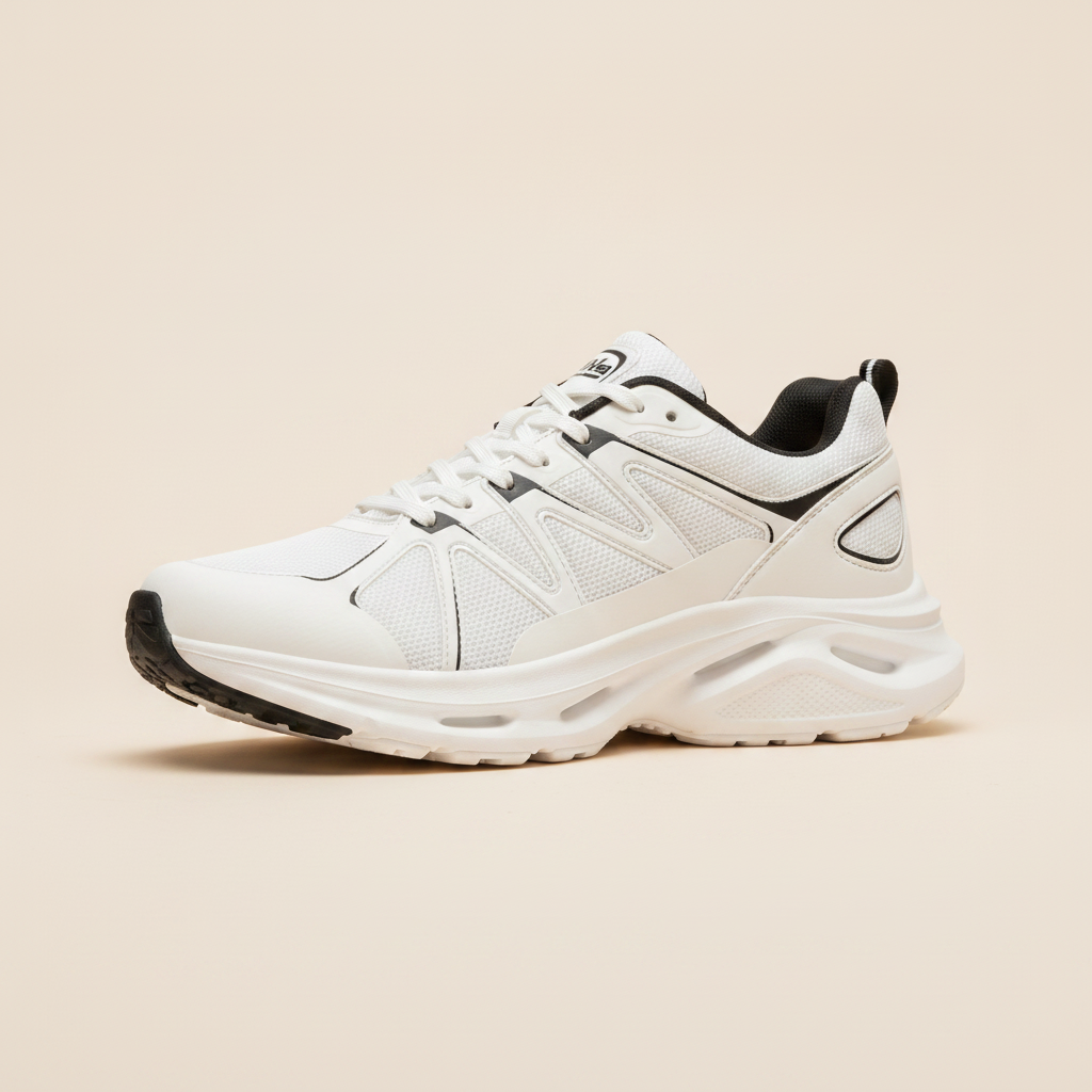 Sneakers Uomo Corsa Ammortizzate – Sostegno e Reattività Sport - Bianco