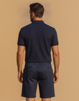 Completo Coordinato Uomo Polo Piqué e Bermuda Chino - vista posteriore