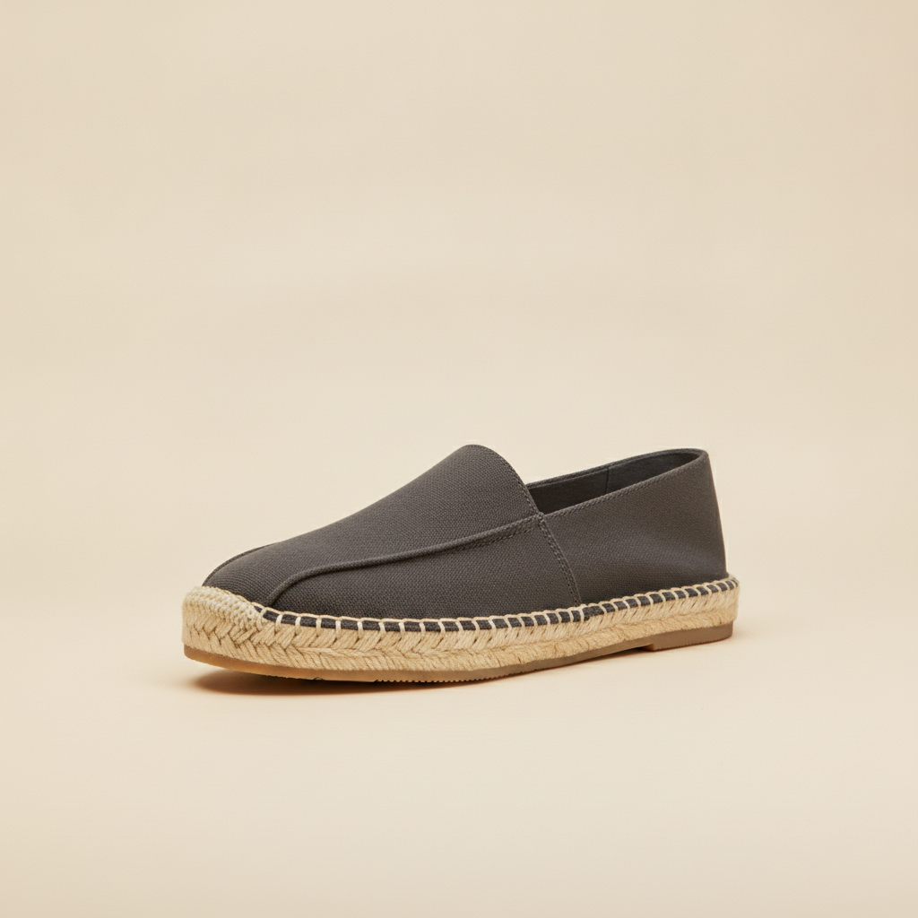 Espadrillas Uomo in Tela – Casual Estive Leggere - Grigio