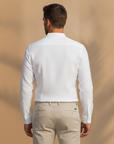 Camicia Uomo in Cotone Leggero – Colletto Classico Estivo - vista posteriore