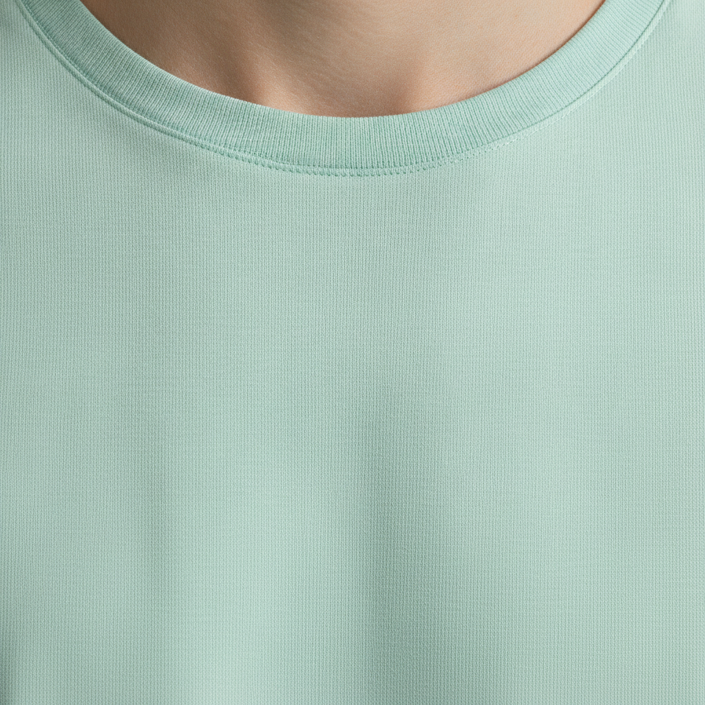 T-shirt Uomo Manica Corta Colori Pastello – Estate Fresca ed Elegante - dettaglio