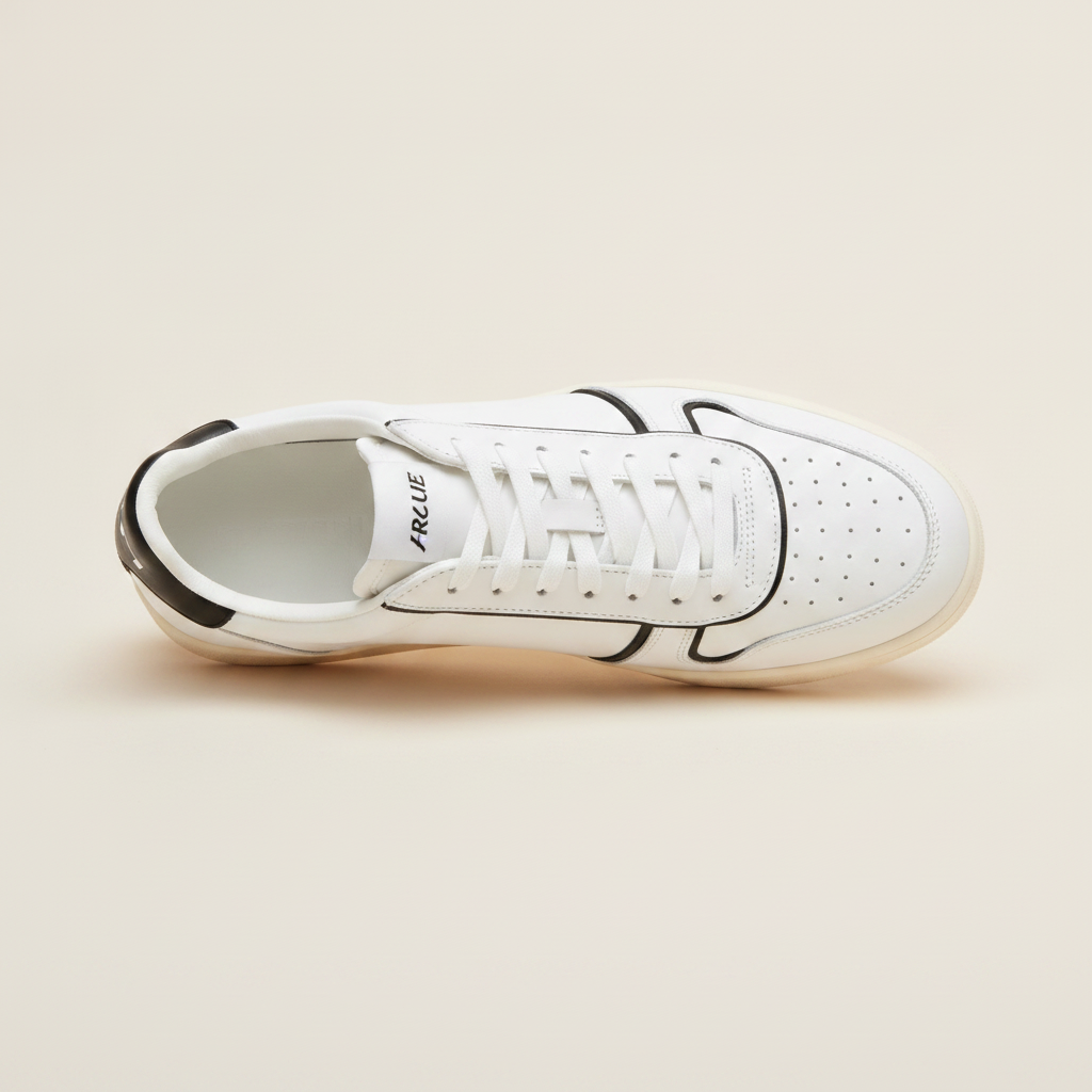 Sneakers Uomo Basse con Dettagli a Contrasto – Design Moderno - vista dall'alto