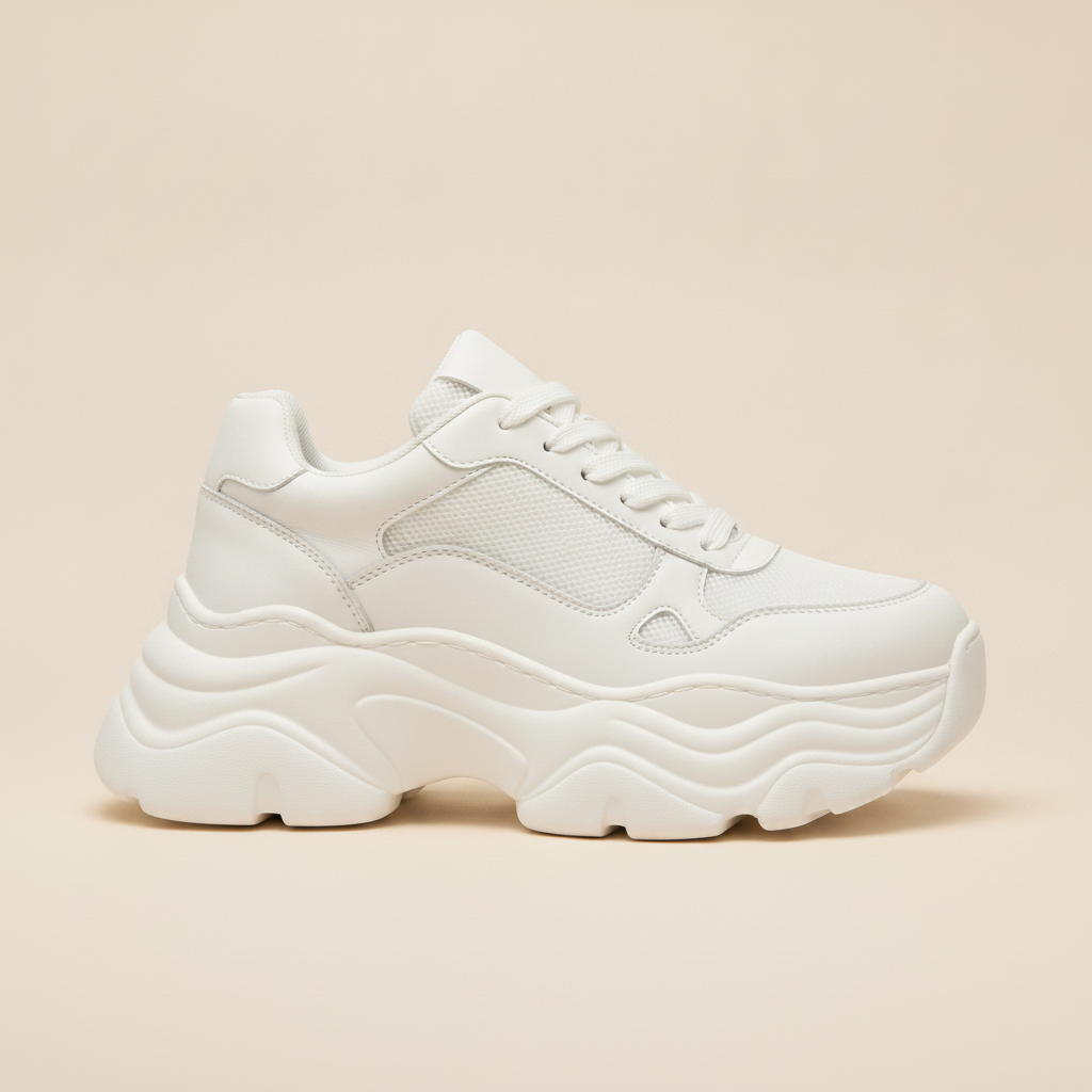 Sneakers Uomo Chunky Suola Alta – Streetwear Urban di Tendenza - vista laterale