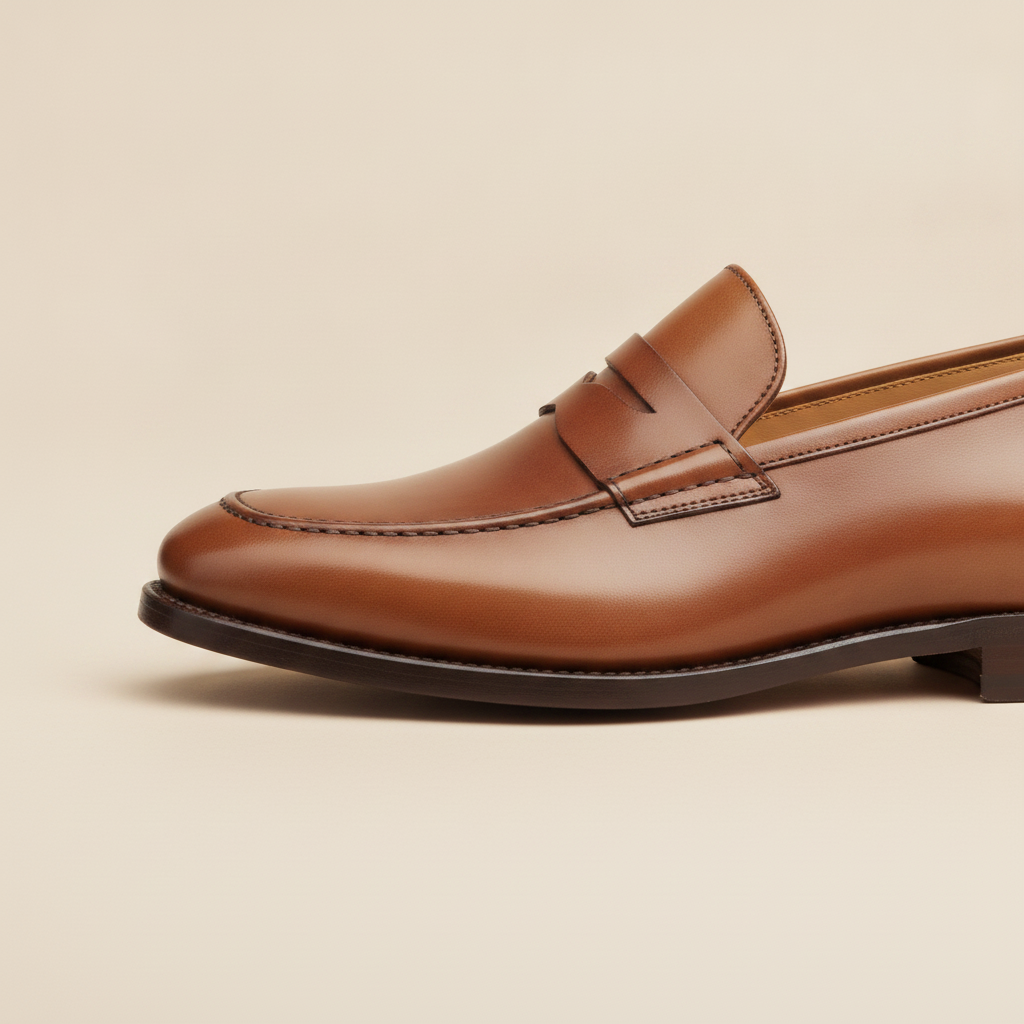 Mocassini Penny Uomo in Pelle – Classici ed Eleganti - vista laterale