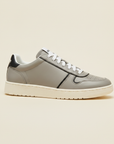 Sneakers Uomo Basse con Dettagli a Contrasto – Design Moderno - Grigio e Blu