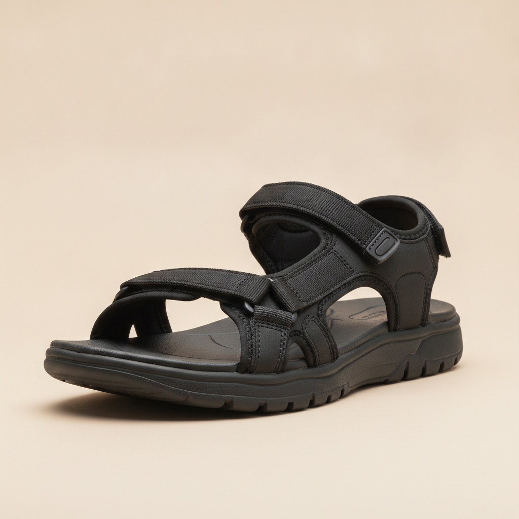 Sandali Sportivi Uomo con Fascette – Comfort e Grip Estivo - vista 3-4