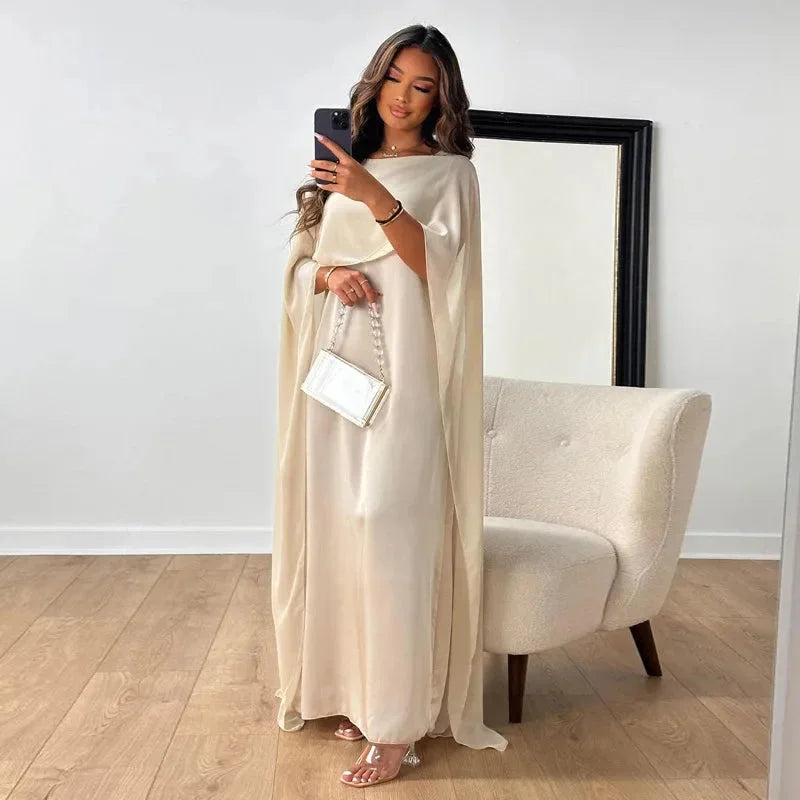 Abito lungo donna in chiffon