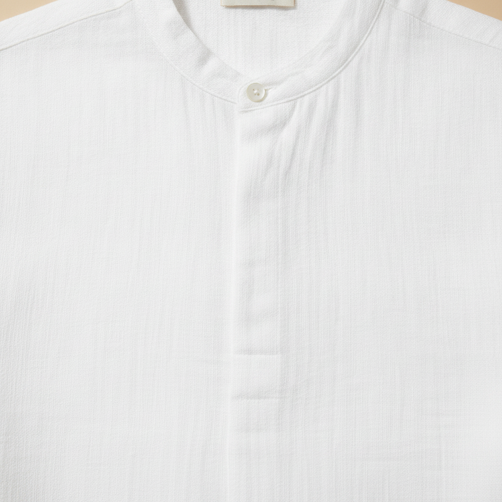 Completo Coordinato Uomo Camicia Mussola e Pantaloncini - dettaglio