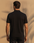 Polo Uomo Slim con Zip – Vestibilità Aderente e Moderna - vista posteriore