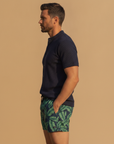Costume Boxer Uomo con Coulisse – Fantasia Tropicale Estiva - vista laterale