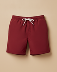 Costume Uomo Boxer ad Asciugatura Rapida – Tinta Unita Essenziale - Rosso