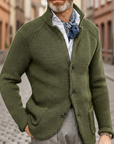Cardigan da Uomo in Cotone Invernale con Bottoni
