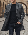 Cappotto Uomo Quadri Invernale Sartoriale