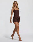 Mini Abito Donna Corsetto – Silhouette Clessidra Drappeggiata