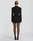 Mini blazer da donna – Scollo profondo e spalle strutturate