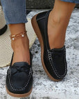Mocassini Donna in Pelle Casual – vista laterale