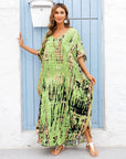 Abito lungo donna in maglia, a righe — vista 7