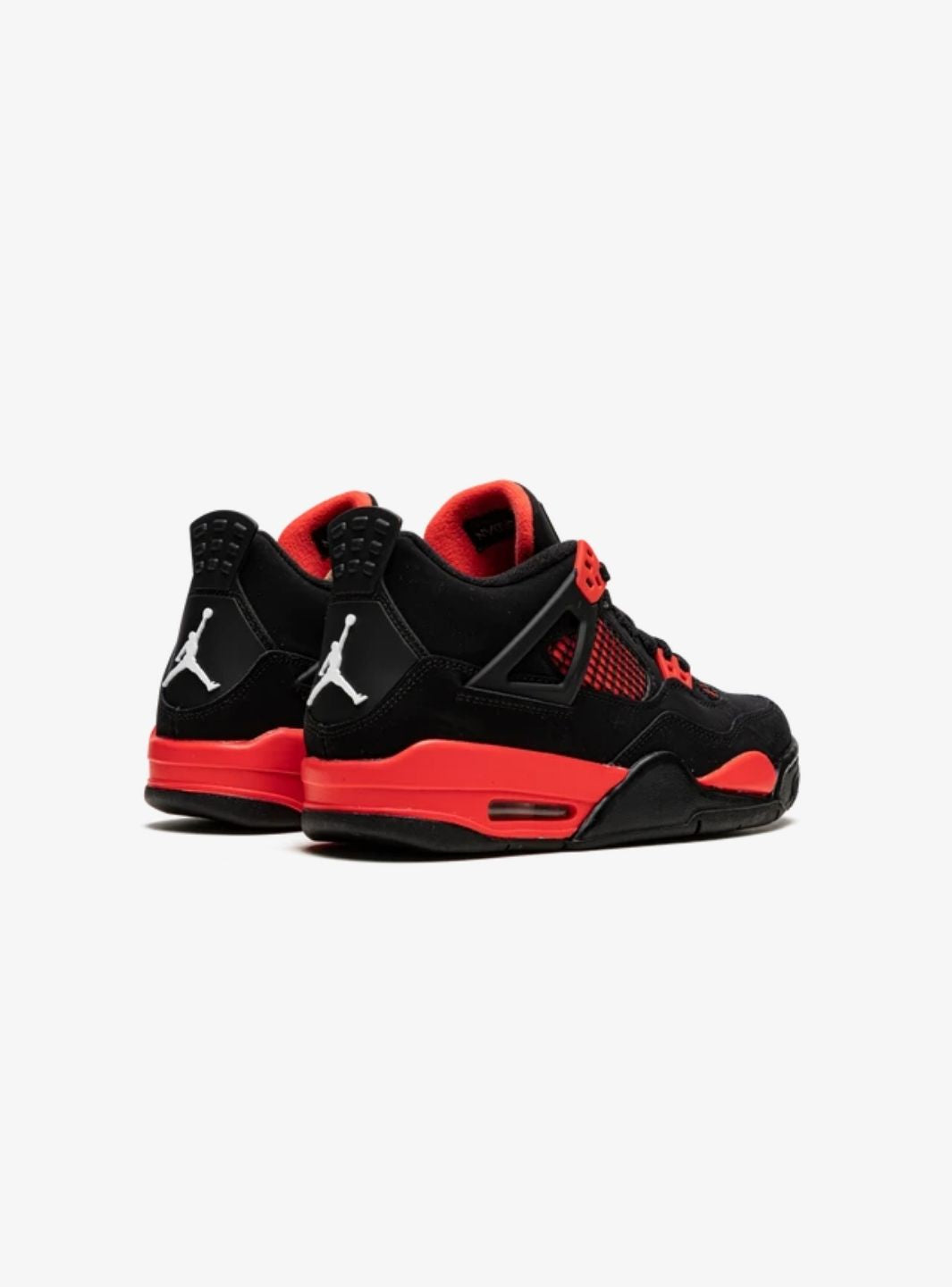 Nike Air Jordan 4 Retro Red Thunder sneakers alte in nero rosso - dettaglio suola