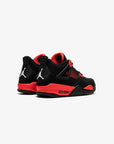 Nike Air Jordan 4 Retro Red Thunder sneakers alte in nero rosso - dettaglio suola