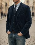 Giacca in velluto uomo con gilet