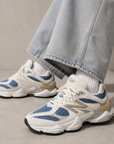 New Balance 9060 Heron Blue Grey Blu Grigio Uomo Donna - 6